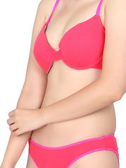 Kotty Women Pink Lingerie Set KTTIW75-Pink