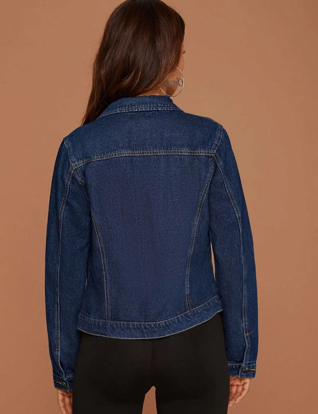 Kotty Women Washed Crop Denim Jacket