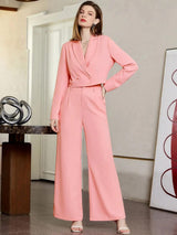 KOTTY BIZwear Crop Blazer With Trouser Co-Ords