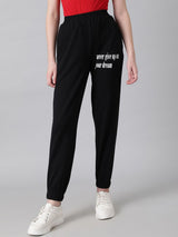 Kotty Women Typography Printed Joggers