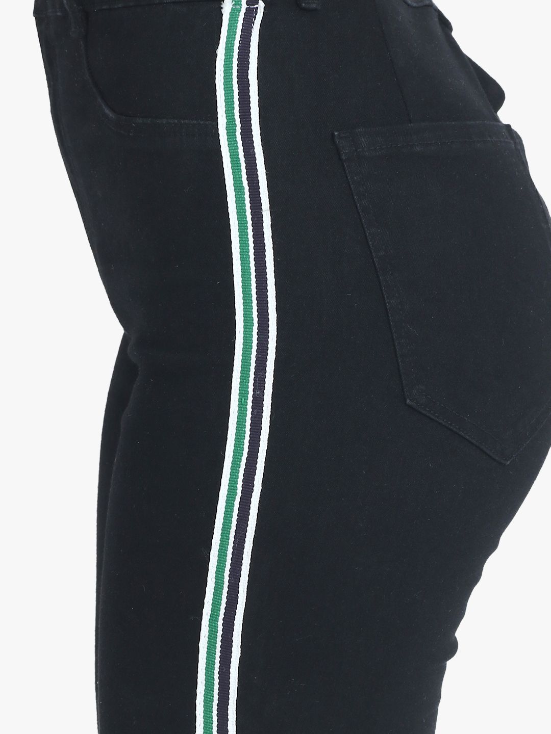 Kotty Women Black Skinny Fit High-Rise Clean Look Jeans