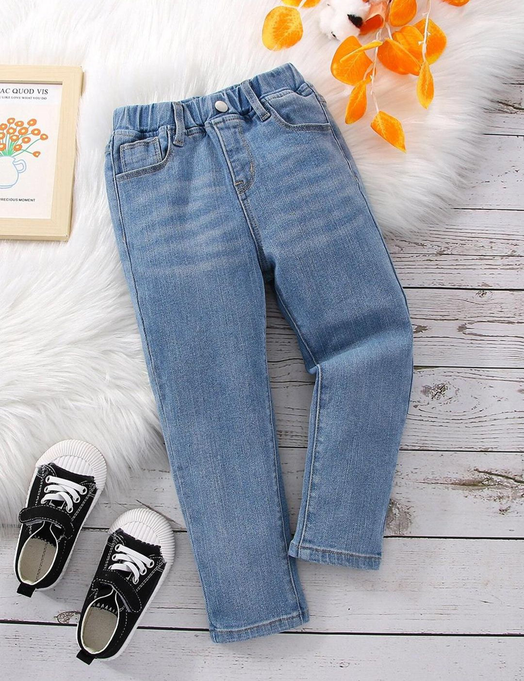 Kotty Girls Jeans Mid Rise Croppped Cotton  Jeans