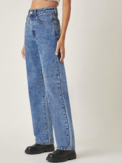 Kotty Women Pack Of 2 Straight Fit High-Rise Stretchable Jeans