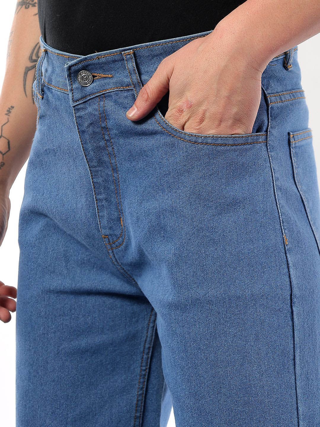 Kotty Men Comfort Regular Fit Mid-Rise Stretchable Jeans