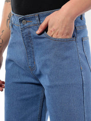 Kotty Men Comfort Regular Fit Mid-Rise Stretchable Jeans