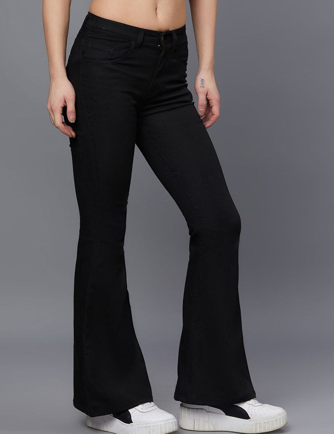 Kotty Women Bootcut High-Rise Stretchable Jeans