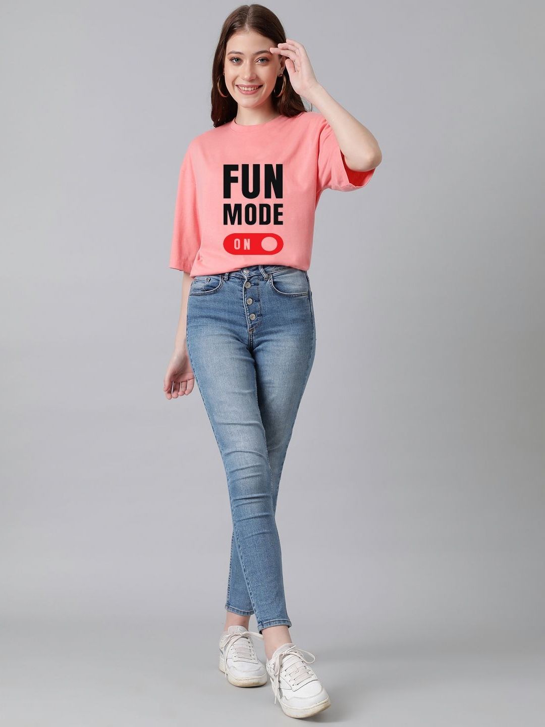 Kotty Women Typography Printed T-shirt