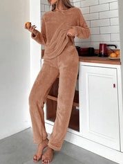 Kotty Round Neck Long Sleeves T-shirt With Pyjamas