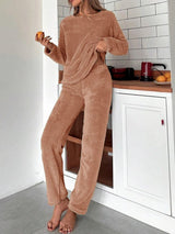 Kotty Round Neck Long Sleeves T-shirt With Pyjamas