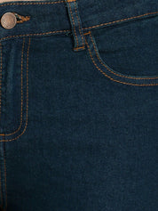 Kotty Women Blue Skinny Fit High-Rise Clean Look Cotton Jeans