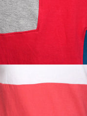 Kotty Women Pack of 2 Colourblocked Round Neck Pure Cotton T-shirts