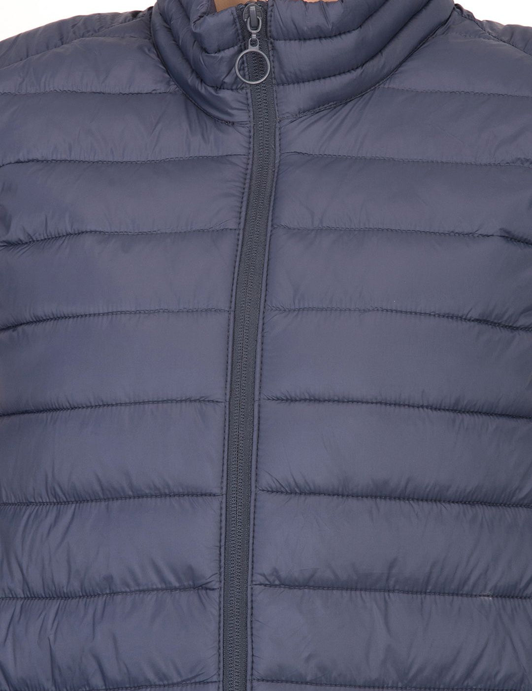 Kotty Women Navy Blue Solid Insulator Puffer Jacket