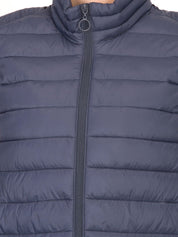 Kotty Women Navy Blue Solid Insulator Puffer Jacket