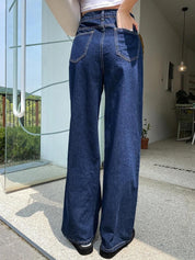 Kotty Women Straight Fit High-Rise Clean Look Stretchable Jeans