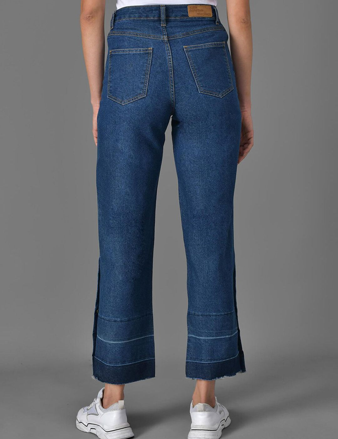 Kotty Women Straight Fit High-Rise Stretchable Jeans