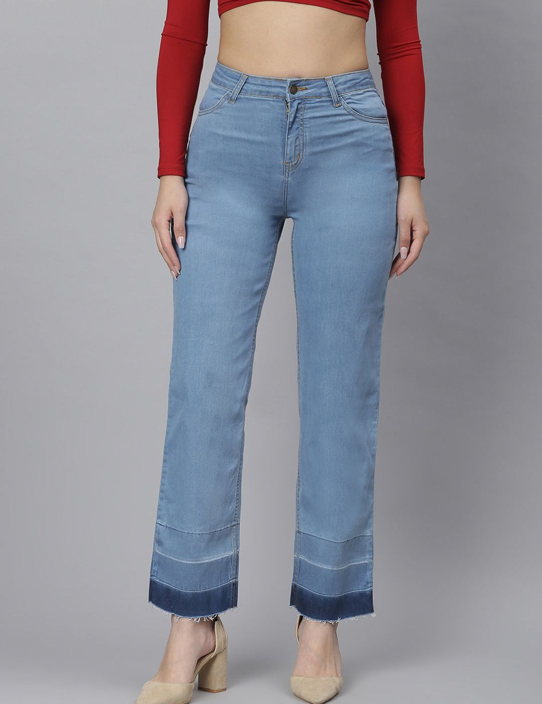 Kotty Women Blue Flared Jeans
