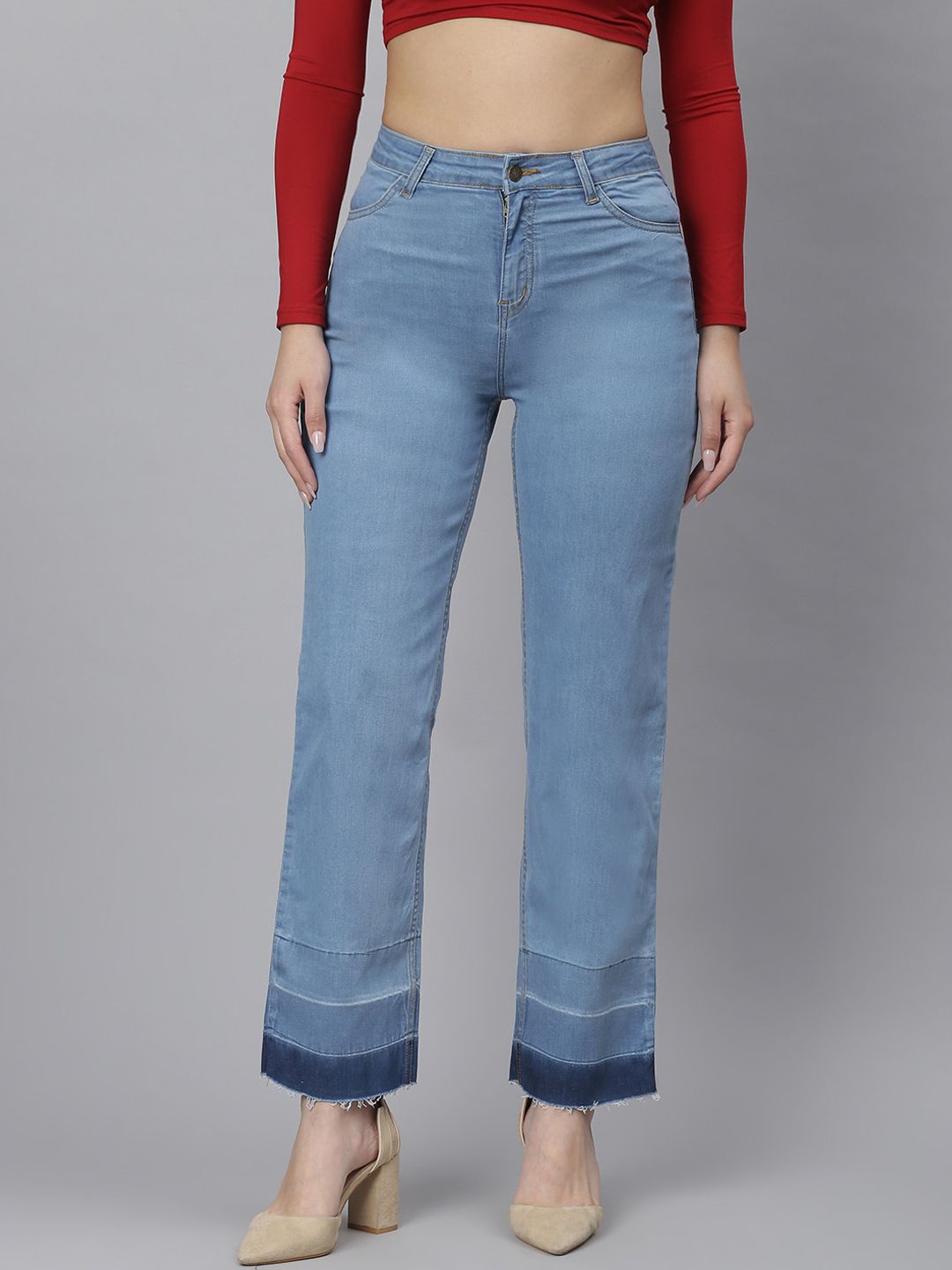 Kotty Women Blue Flared Jeans