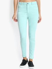 Kotty Women Blue Skinny Fit High-Rise Clean Look Stretchable Jeans