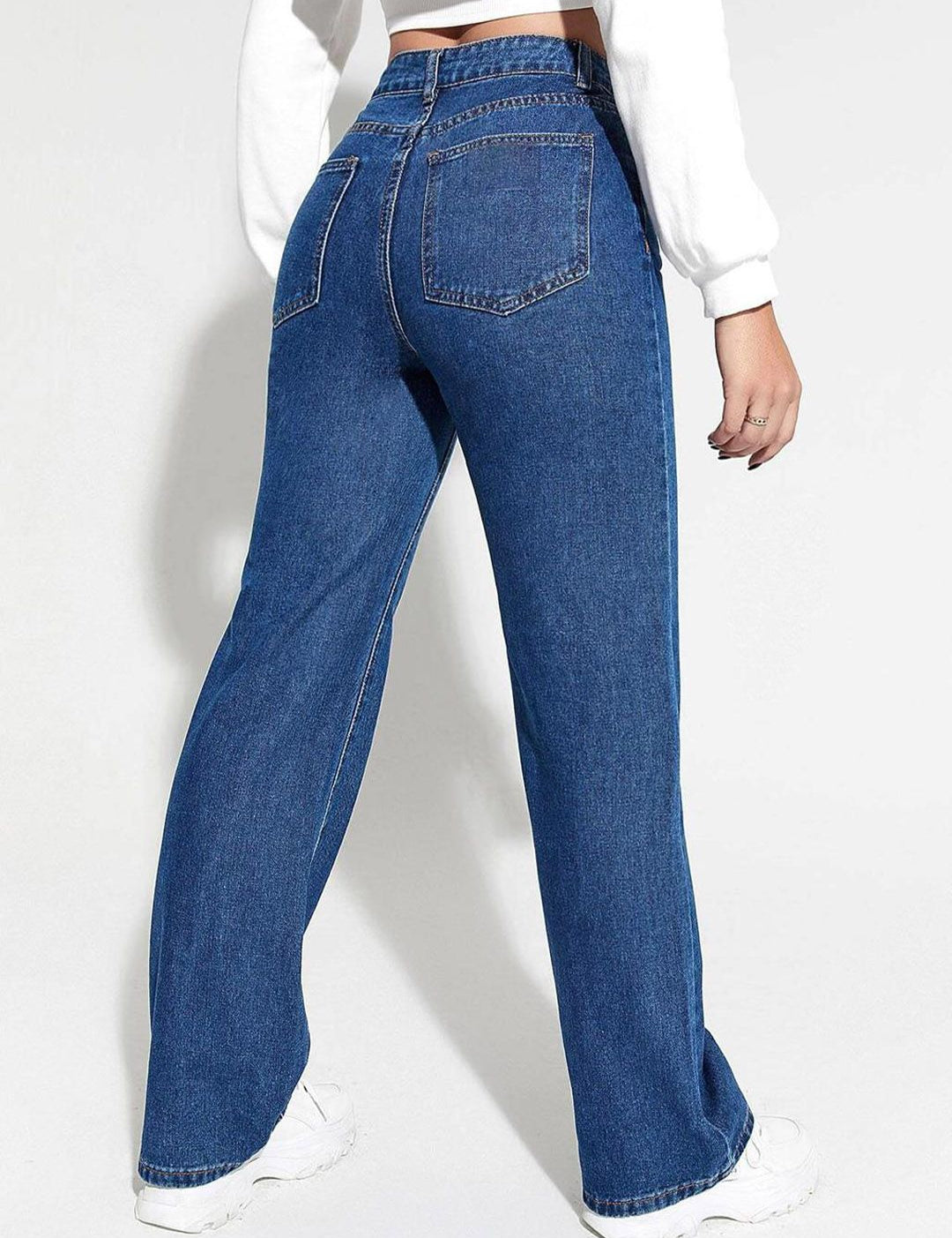 Kotty Women Blue Camaro Clean Look High-Rise Stretchable Jeans