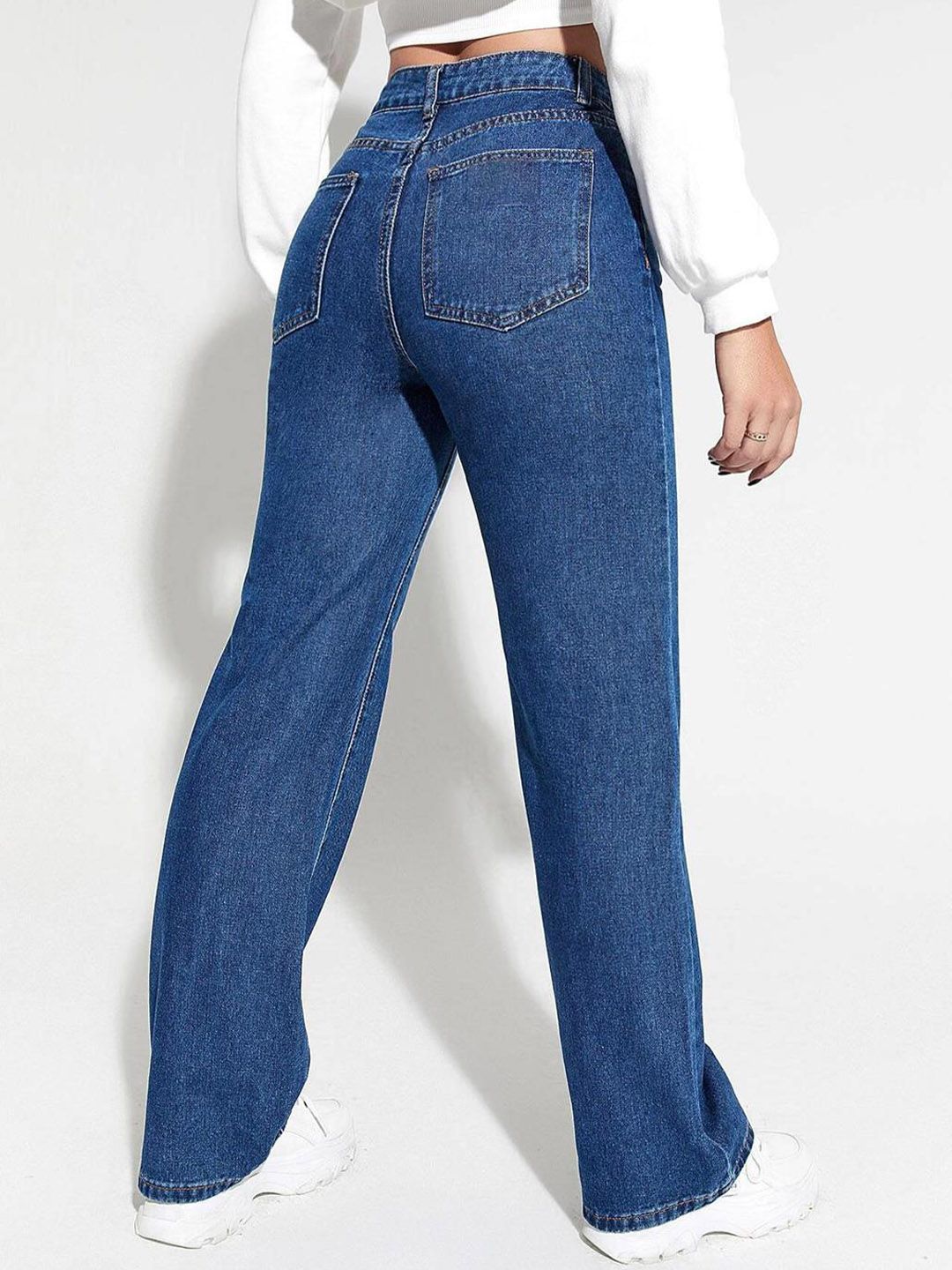 Kotty Women Blue Camaro Clean Look High-Rise Stretchable Jeans