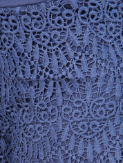 Kotty Women Blue Self Design Lounge Shorts