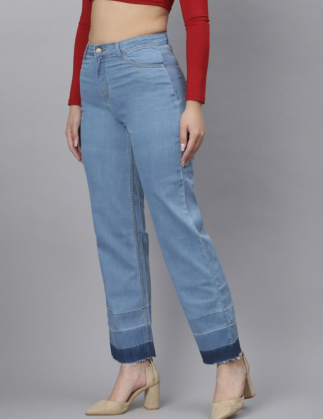 Kotty Women Blue Flared Jeans