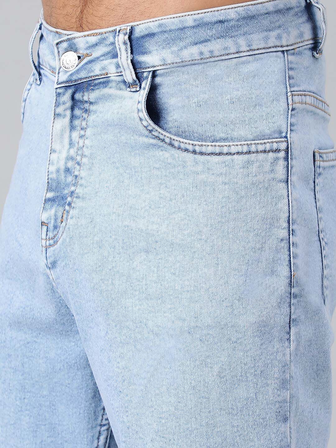 Kotty Men Jean Low-Rise Low Distress Stretchable Jeans