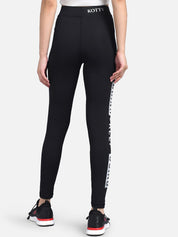 Kotty Women Black & White Printed Tights