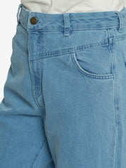 Kotty Women Blue Boyfriend Fit High-Rise Clean Look Jeans