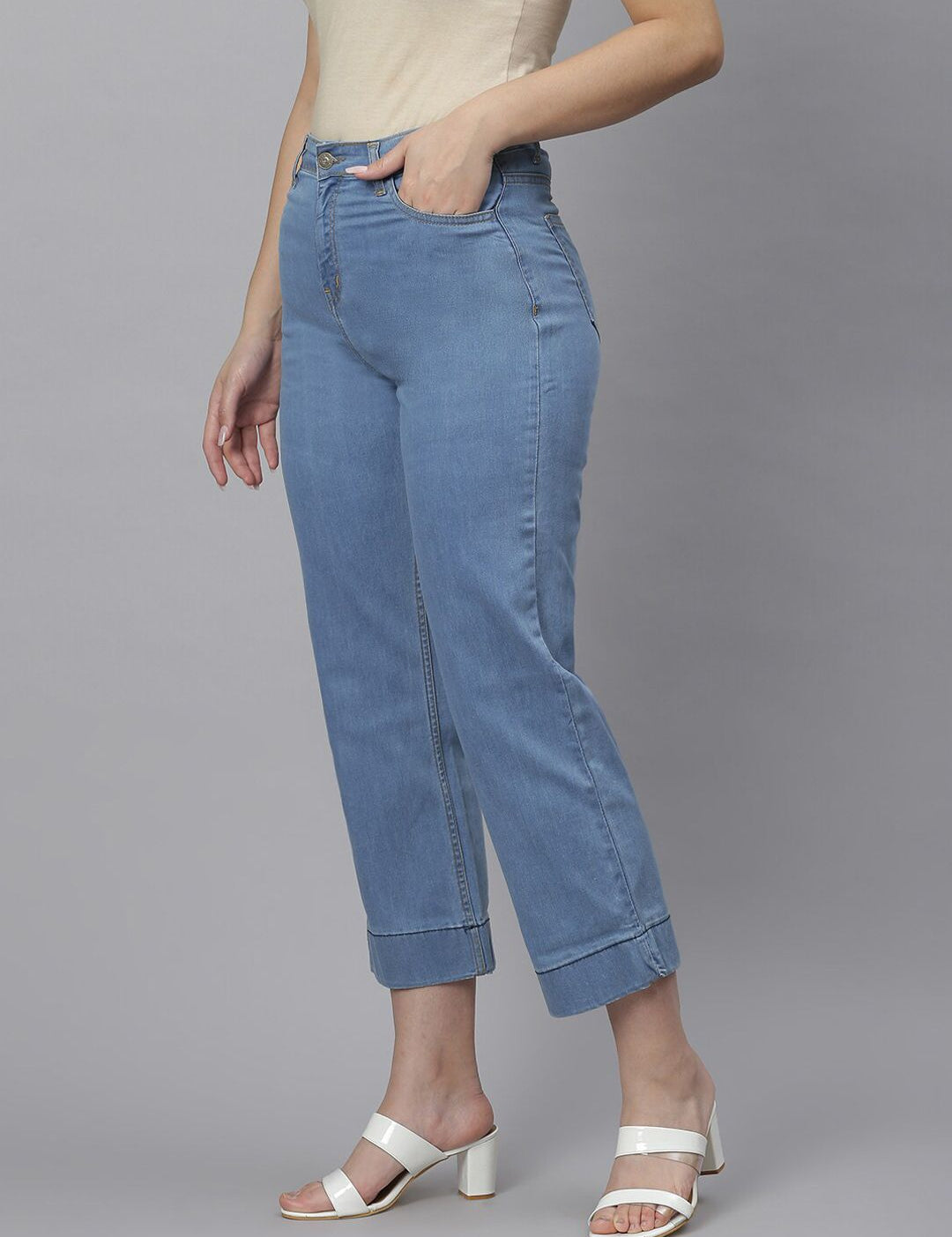 Kotty Women Blue Flared Jeans