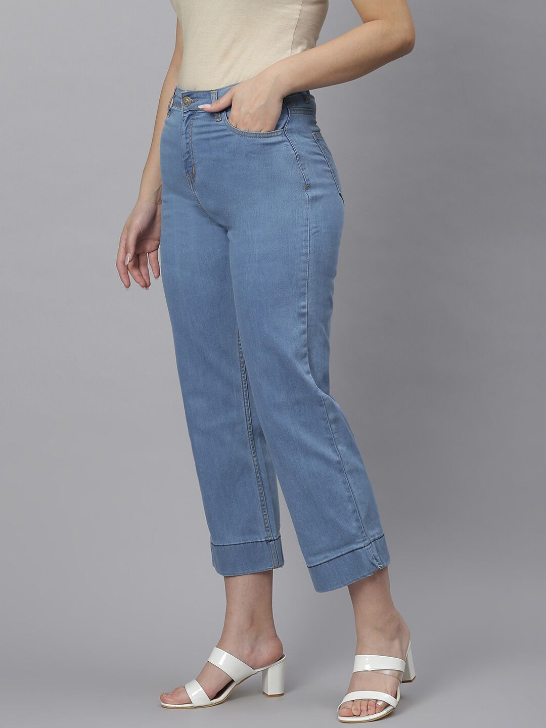 Kotty Women Blue Flared Jeans