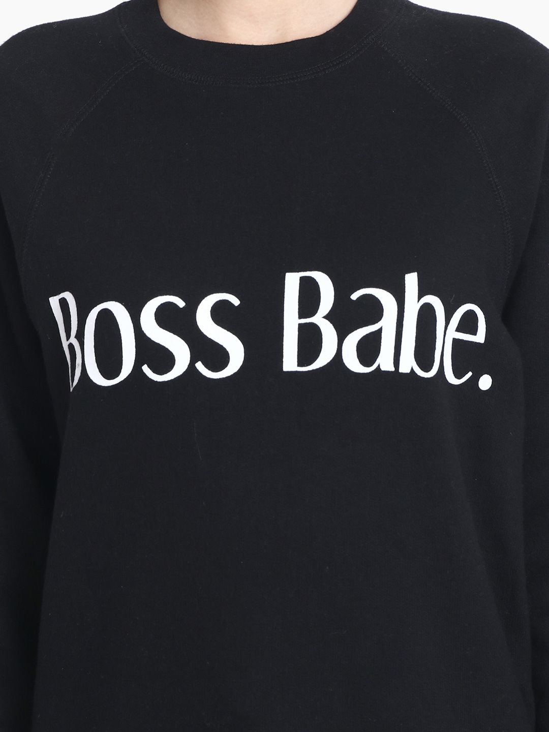 Kotty Women Black Printed Sweatshirt