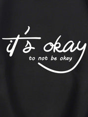 Kotty Round Neck Alphanumeric Printed Fleece Sweatshirt