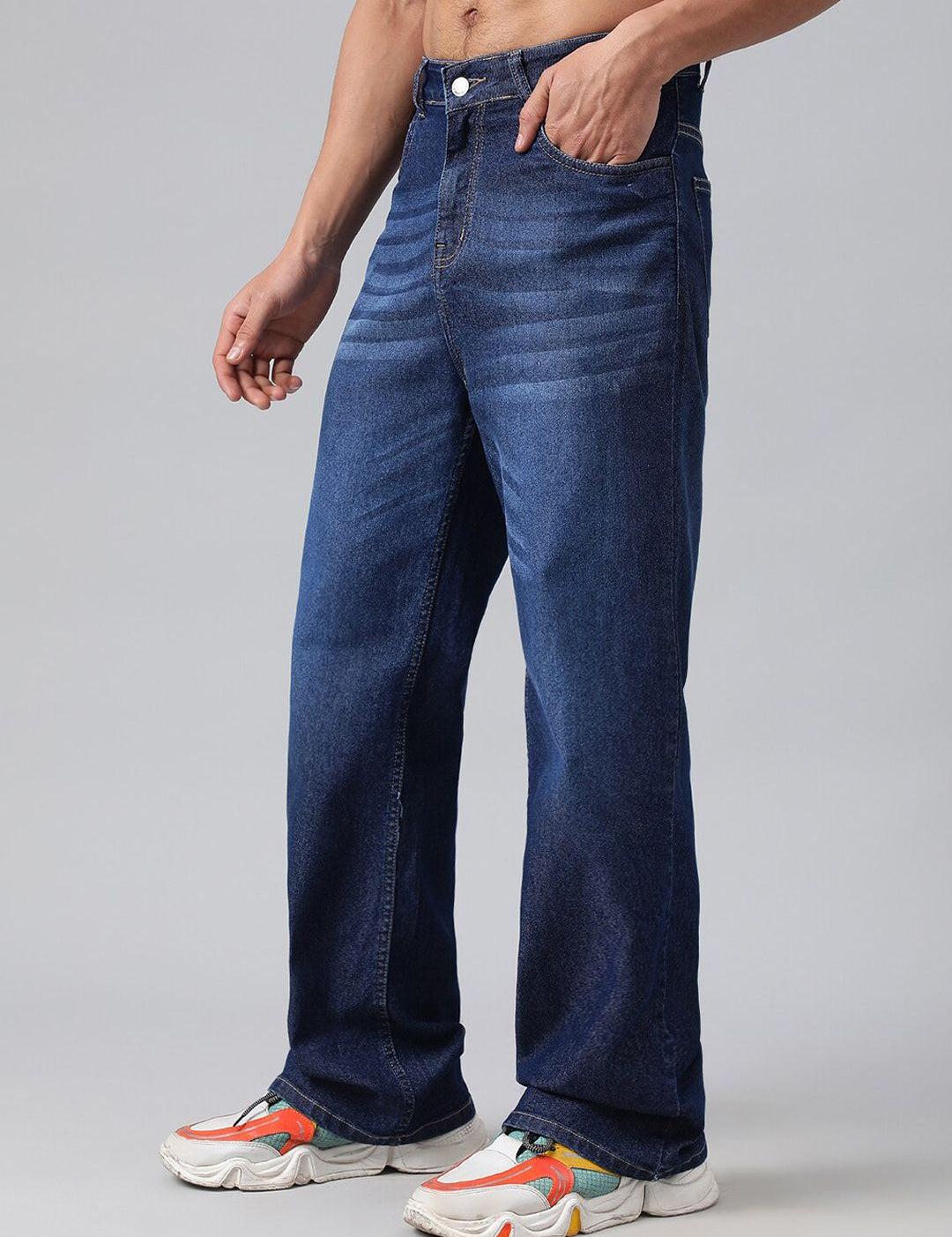 Kotty Men Low-Rise Light Fade Stretchable Jeans