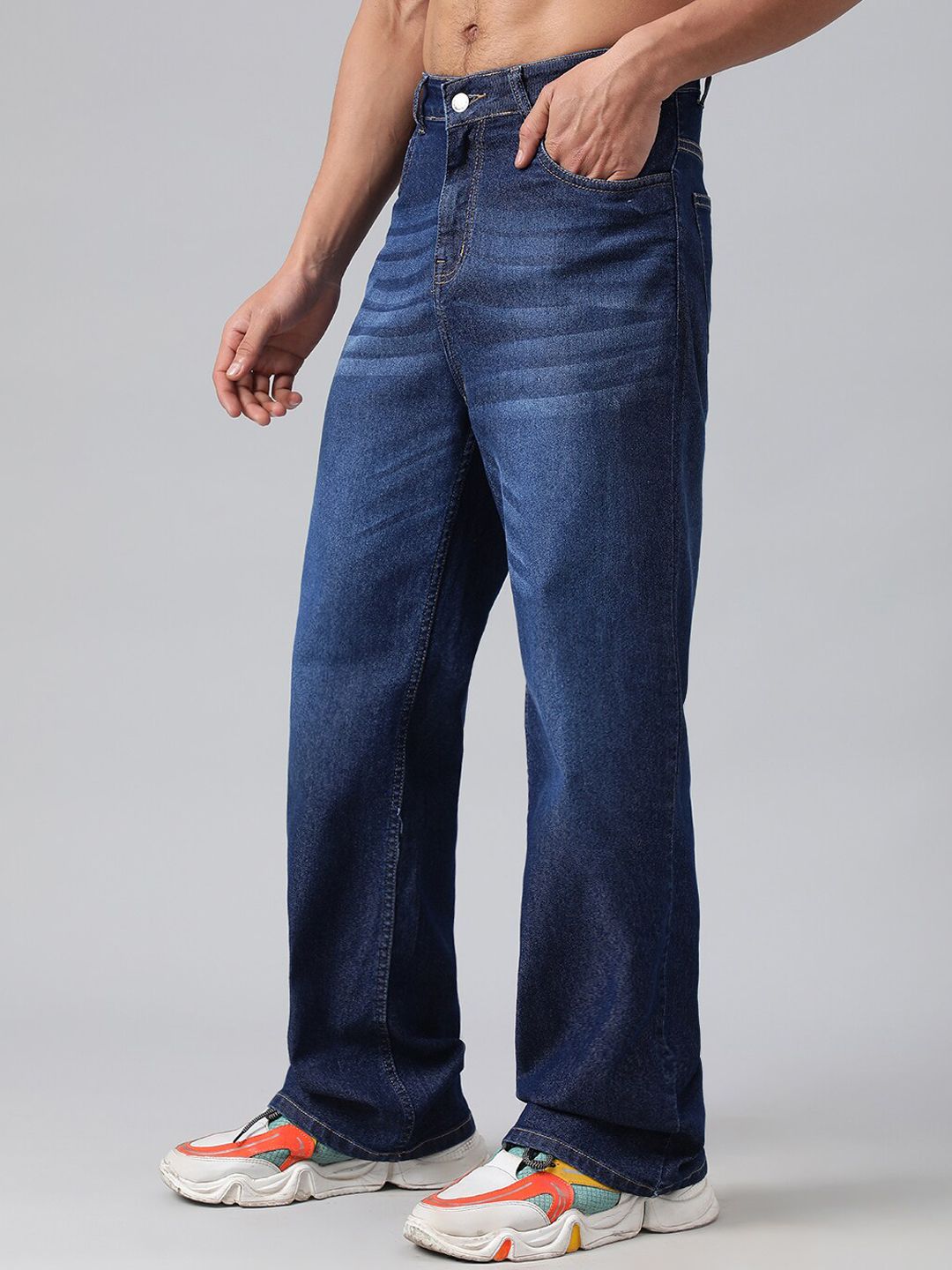 Kotty Men Low-Rise Light Fade Stretchable Jeans