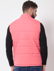 Kotty Men Pink Outdoor Puffer Jacket