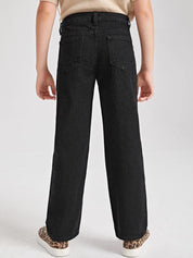 Kotty Girls Jean Mid-Rise Clean Look Stretchable Jeans