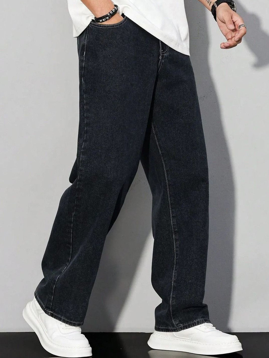 Kotty Men Regular Fit Low-Rise Stretchable Jeans
