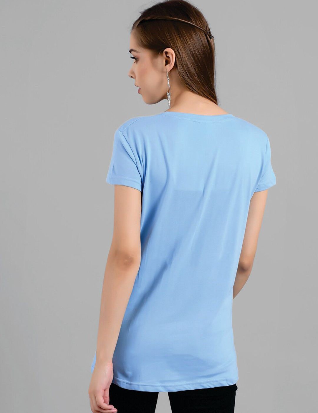 Kotty Typography Printed Round Neck T-shirt