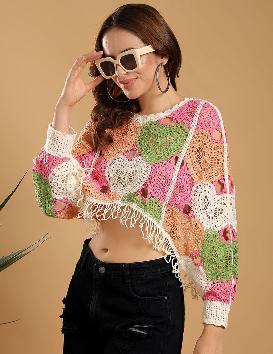 Kotty Embellished Cotton Top