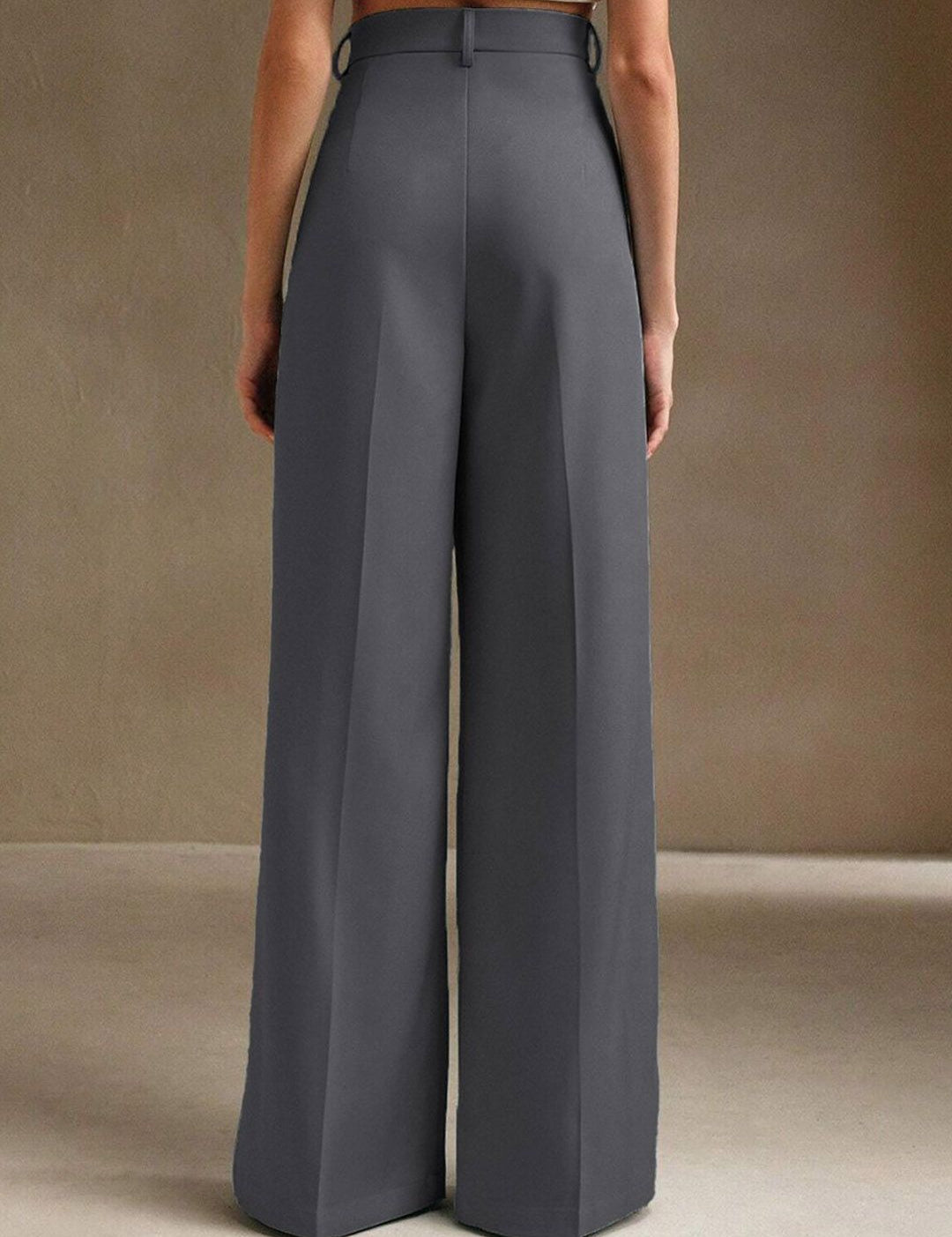 Kotty Women Wide Leg High-Rise Parallel Trousers