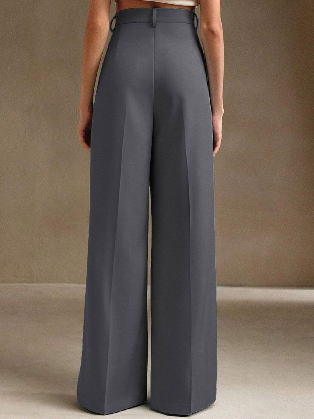 Kotty Women Wide Leg High-Rise Parallel Trousers