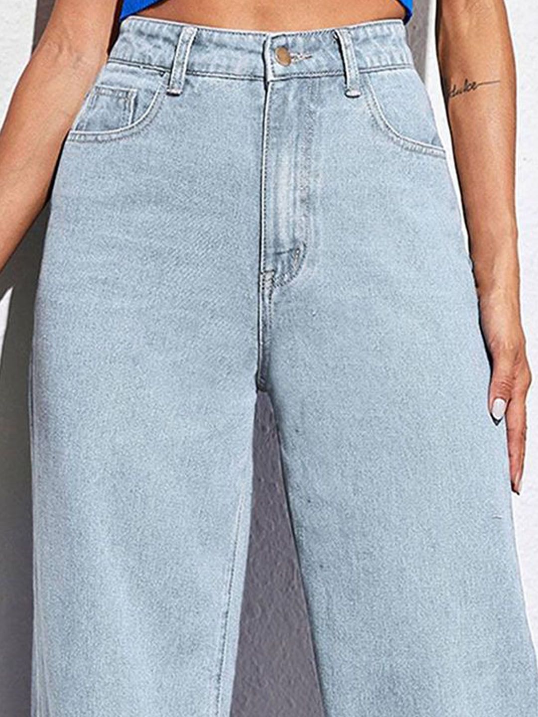 Kotty Women Jean Straight Fit High-Rise Stretchable Jeans