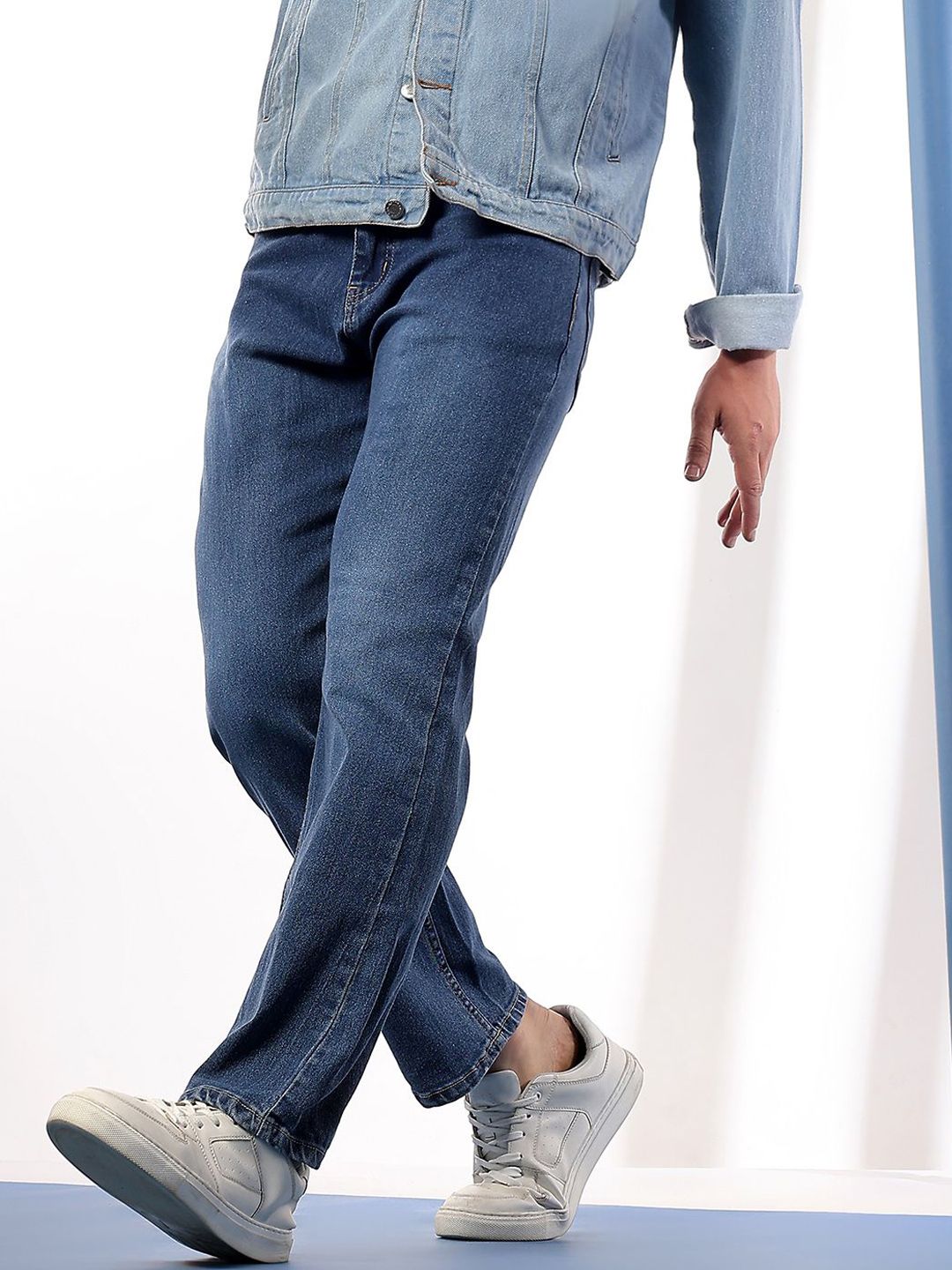 Kotty Men Comfort Regular Fit Mid-Rise Stretchable Jeans