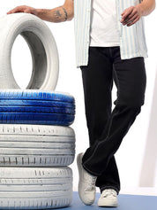 Kotty Men Comfort Regular Fit Mid-Rise Stretchable Jeans