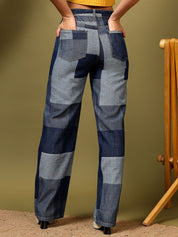 Kotty Women Straight Fit High-Rise Stretchable Jeans