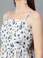 Kotty Women Conversational Printed Fit & Flare Midi Dress