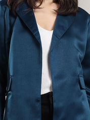 Kotty Notched Lapel Front Open Blazer