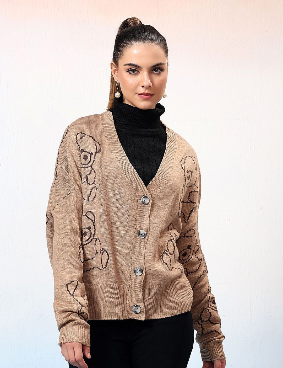 Kotty Women Printed Cardigan