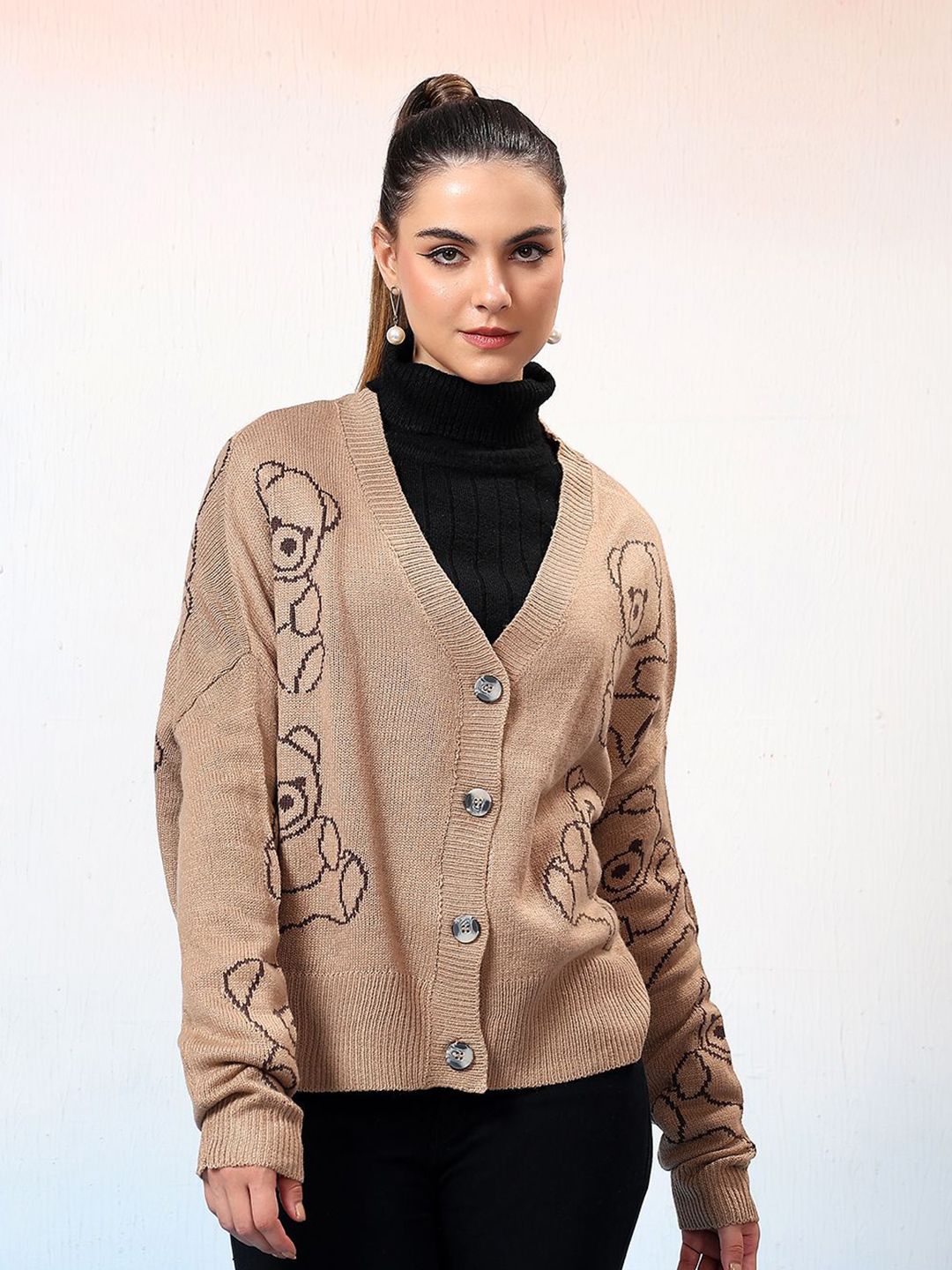 Kotty Women Printed Cardigan